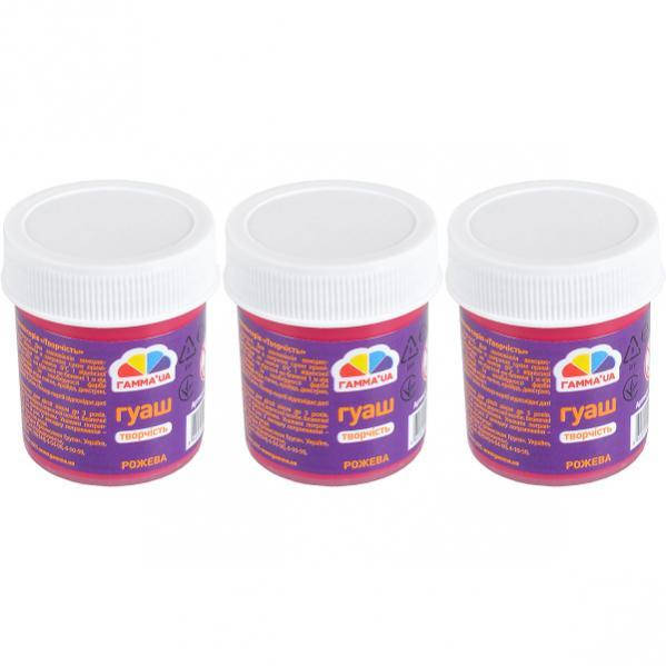 

Гуашь Розовая 40 мл Творчество, Розовый