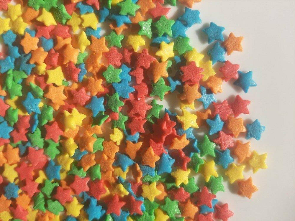 

Посыпка кондитерская звездочки , микс