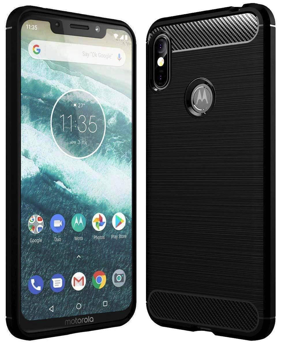 

Чехол Carbon Armor для Motorola One Power (P30 Note), Черный