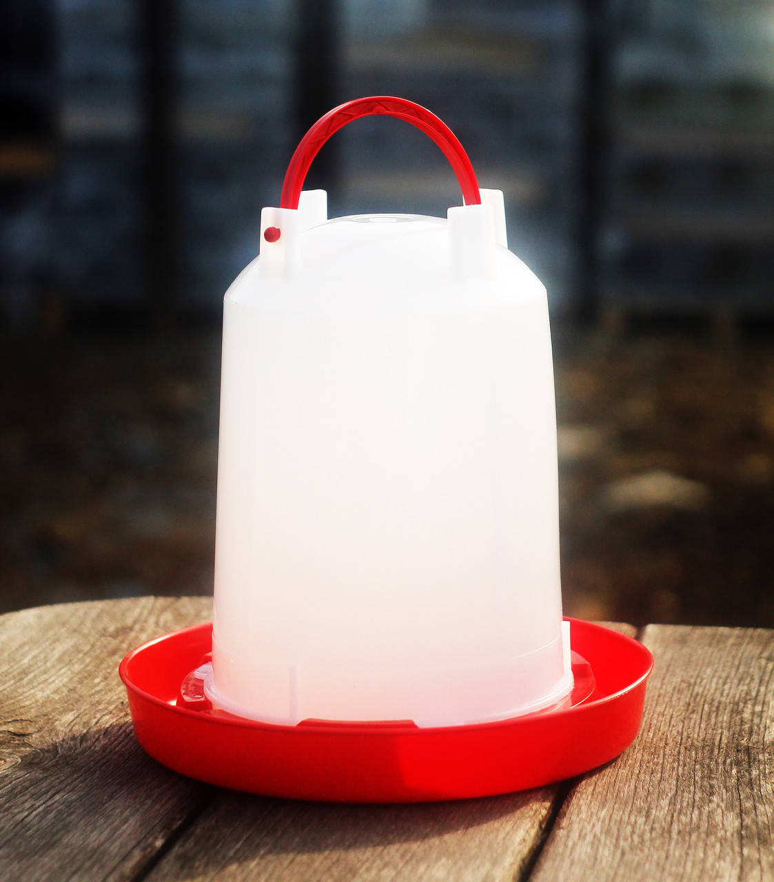 

Поилка вакуумная 6л. для курей, курчат, бройлеров