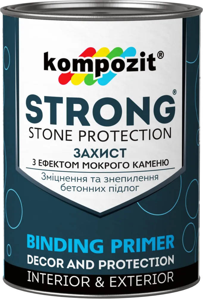 

Грунтовка захист для каменю Kompozit Strong мокрий еффект 2.7 л