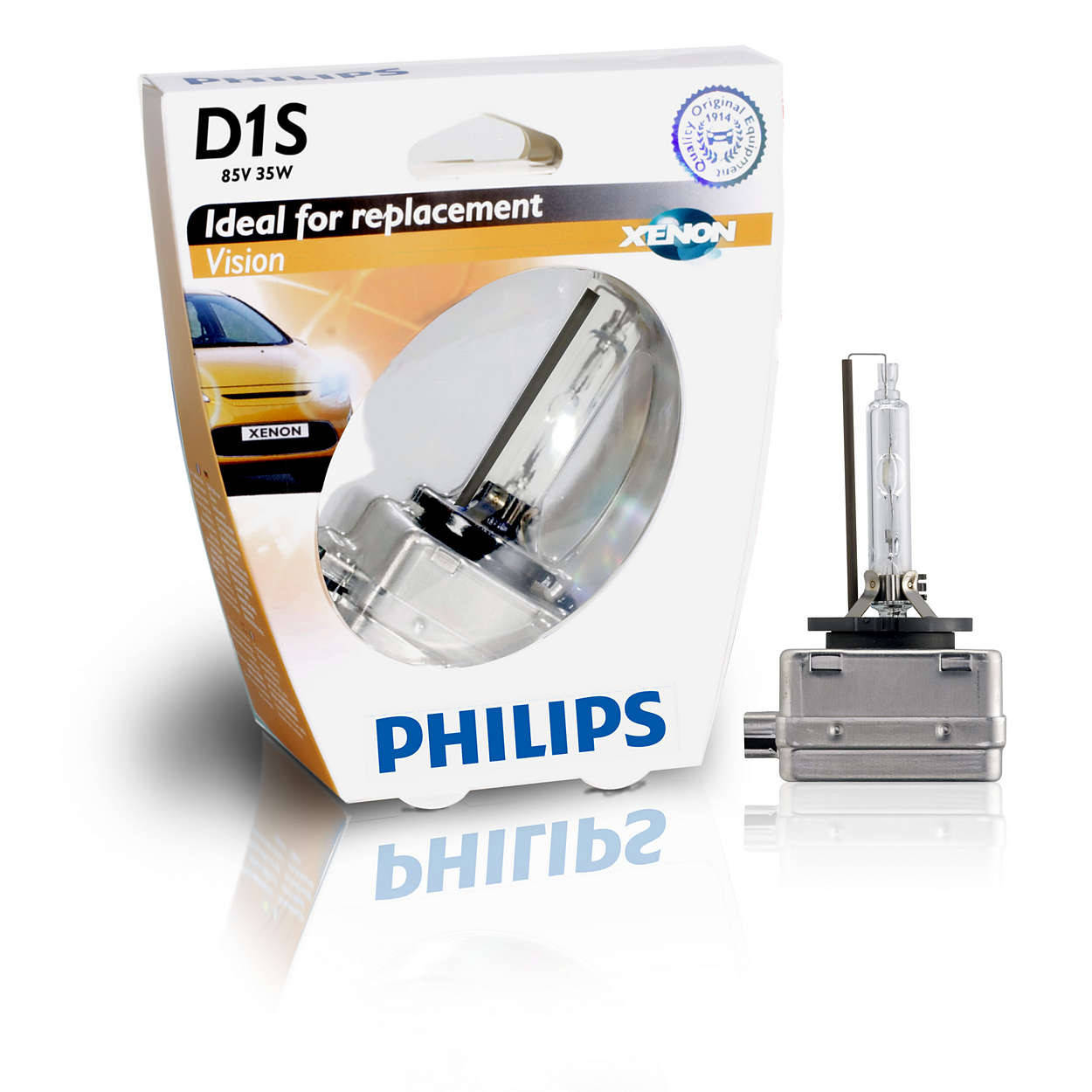 

Ксеноновая лампа Philips Xenon Vision D1S 85V 35W (85415VIS1)