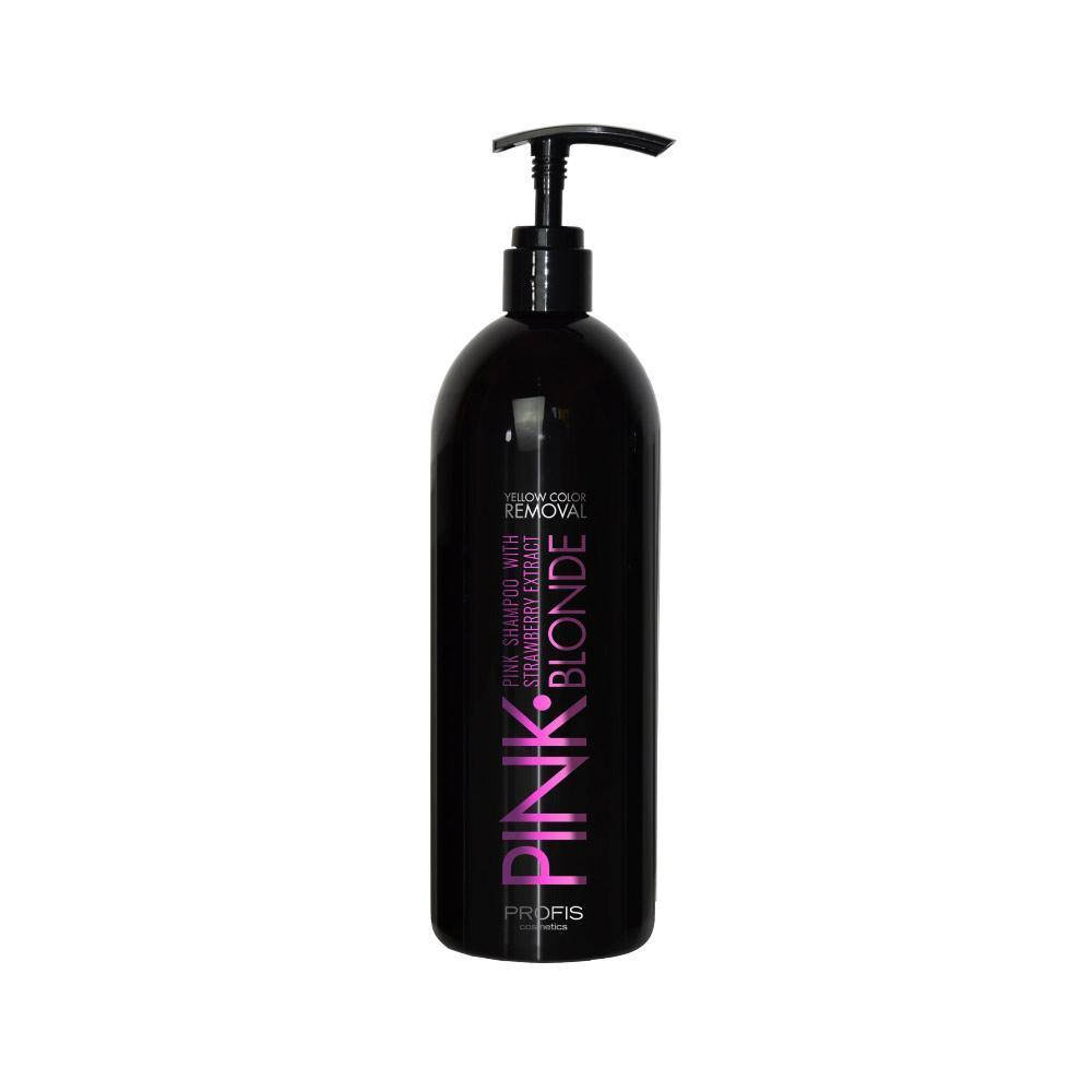 

Шампунь розовый с экстрактом клубники Pink Blond 1000 мл Profis