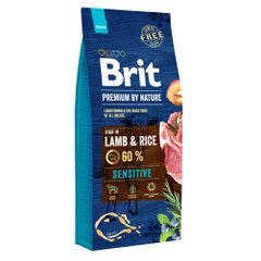 

Сухий корм Brit Premium Dog Sensitive Lamb 15 kg