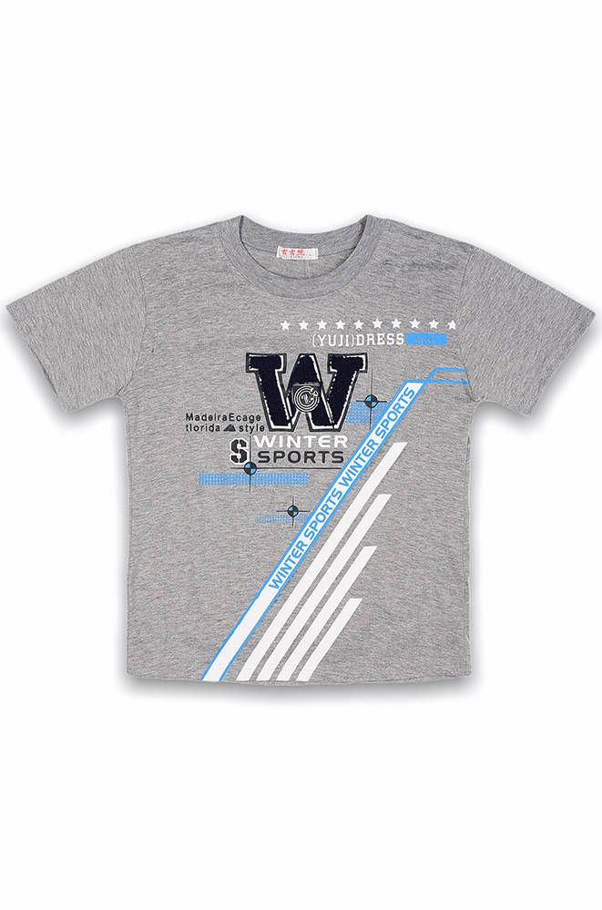 

Футболка детская серая AAA 130078M