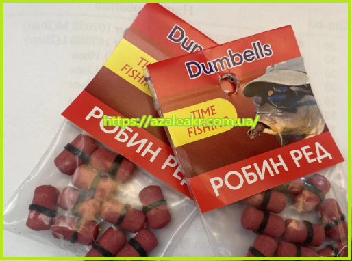 

Мини-бойлы TimeFishing dumbbells Робин Ред