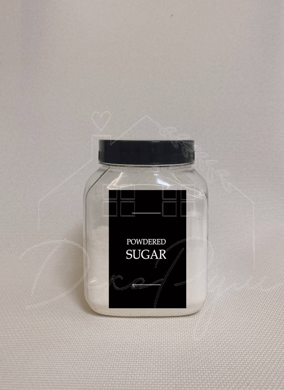 

Емкость пластиковая 500мл " powdered sugar" черный цвет