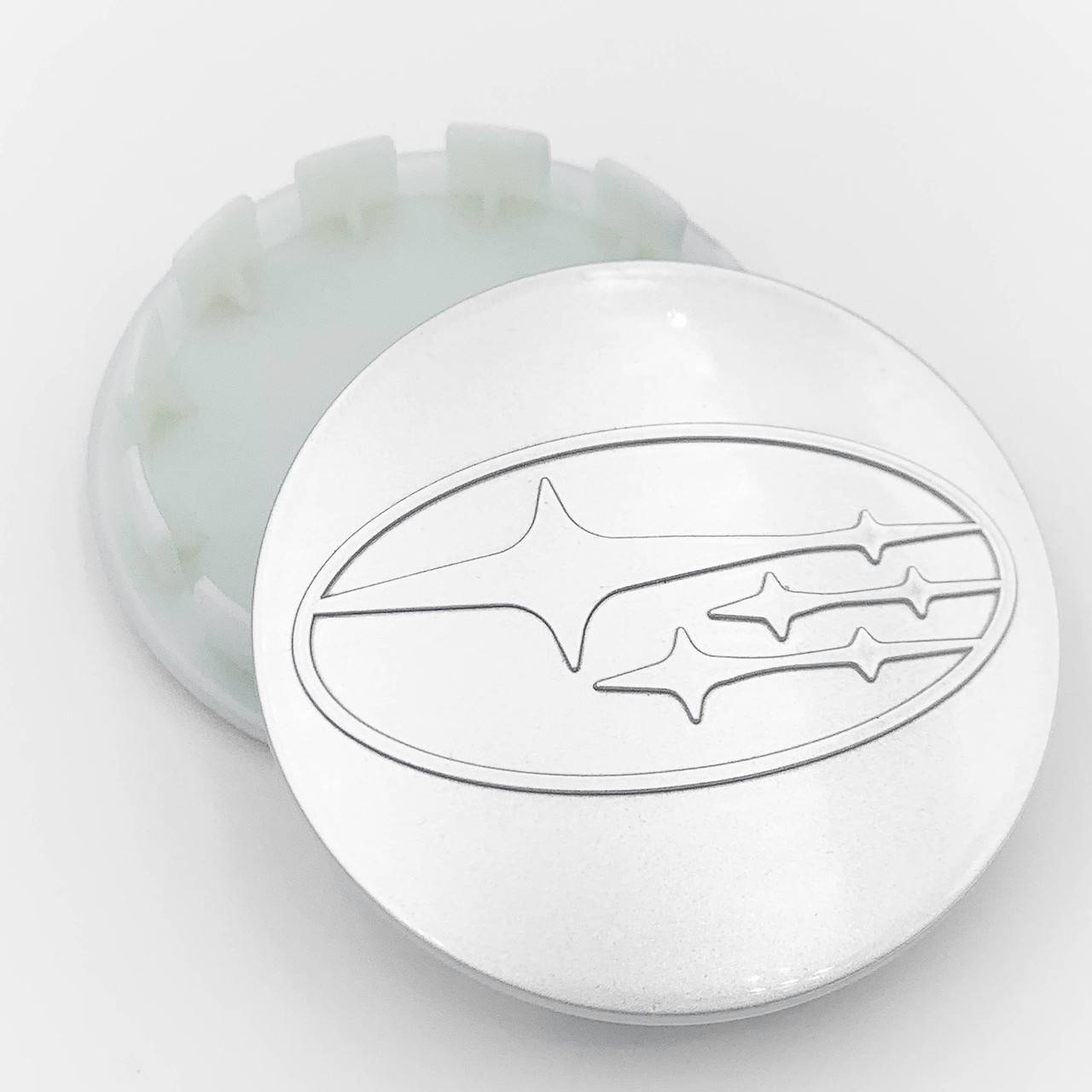 

Колпачки (заглушки) в литые диски SUBARU (Субару) 59 мм Серебристые