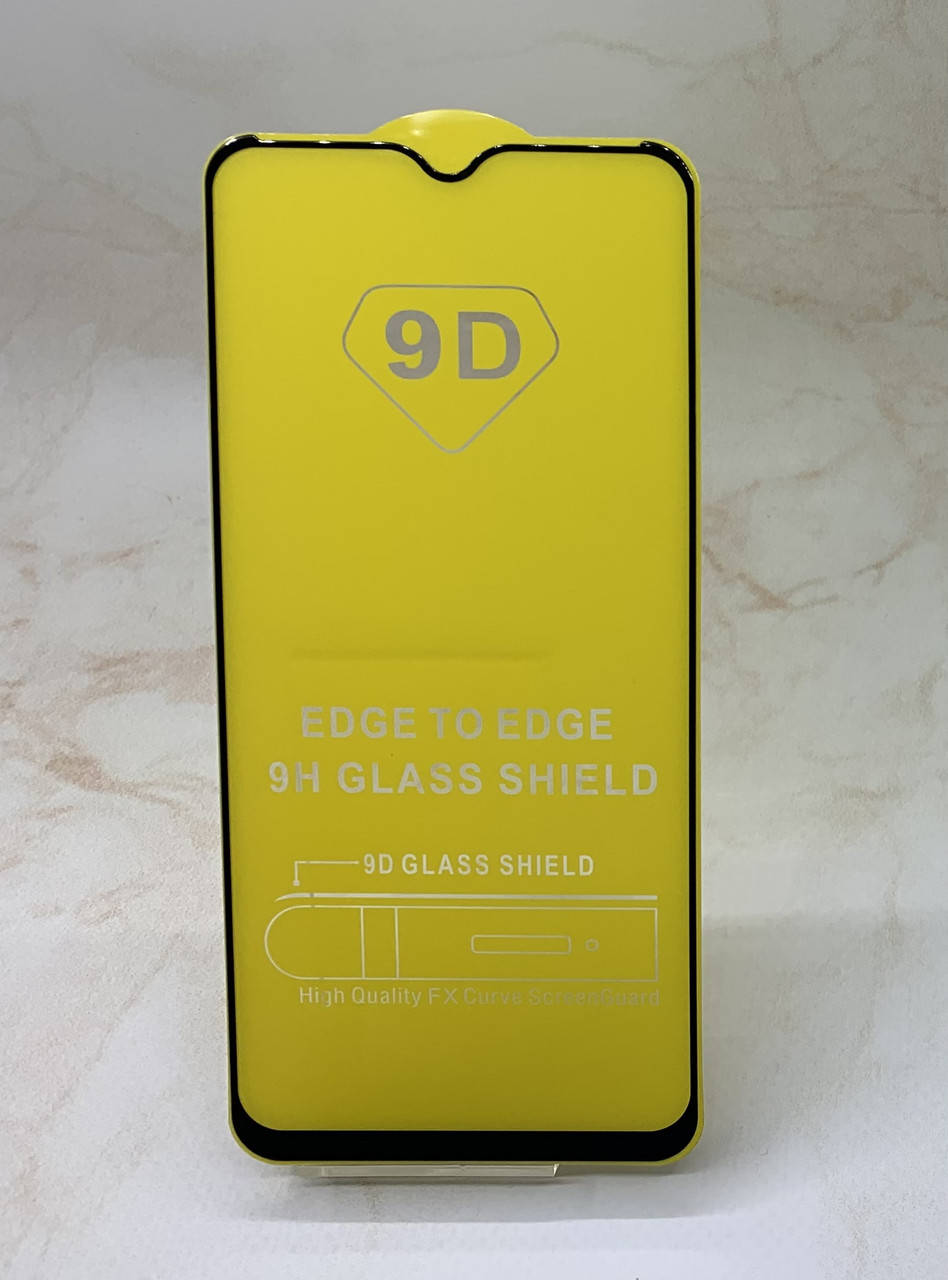 

Защитное стекло для Realme 6i полное покрытие Full Glue полный клей, Черный