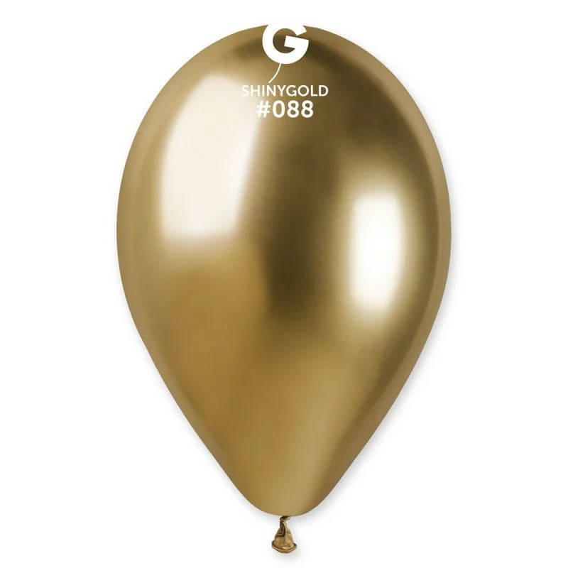 

Латексный круглый шар Gemar 13"/33 хром золотой, Золото