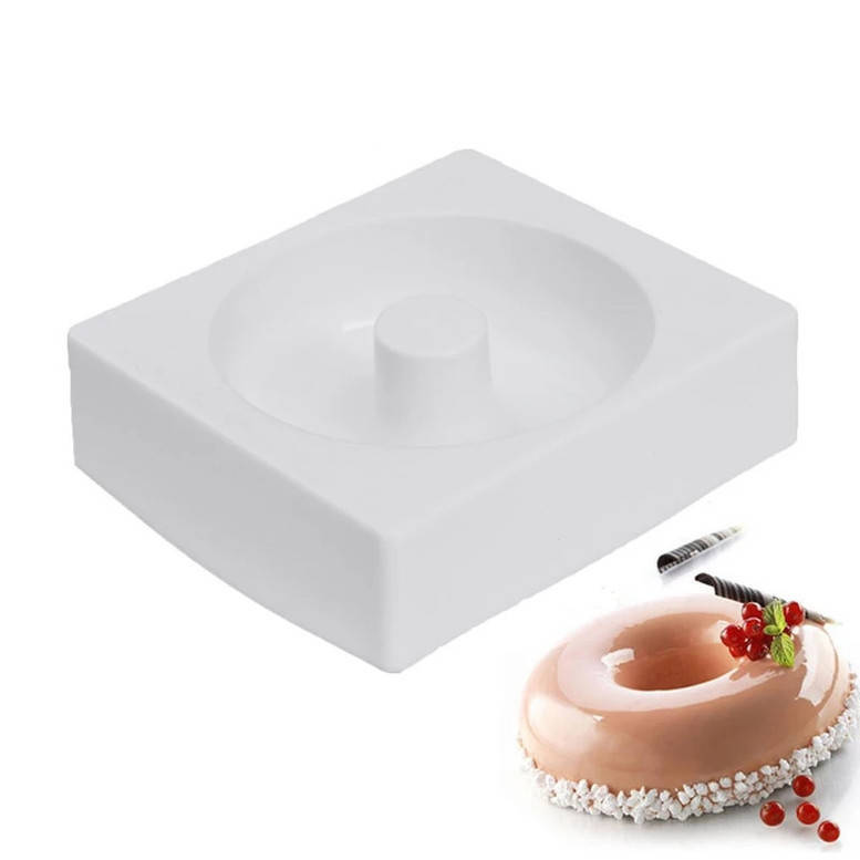 

Силіконова форма для євродесертів Королівський пончик, Белый