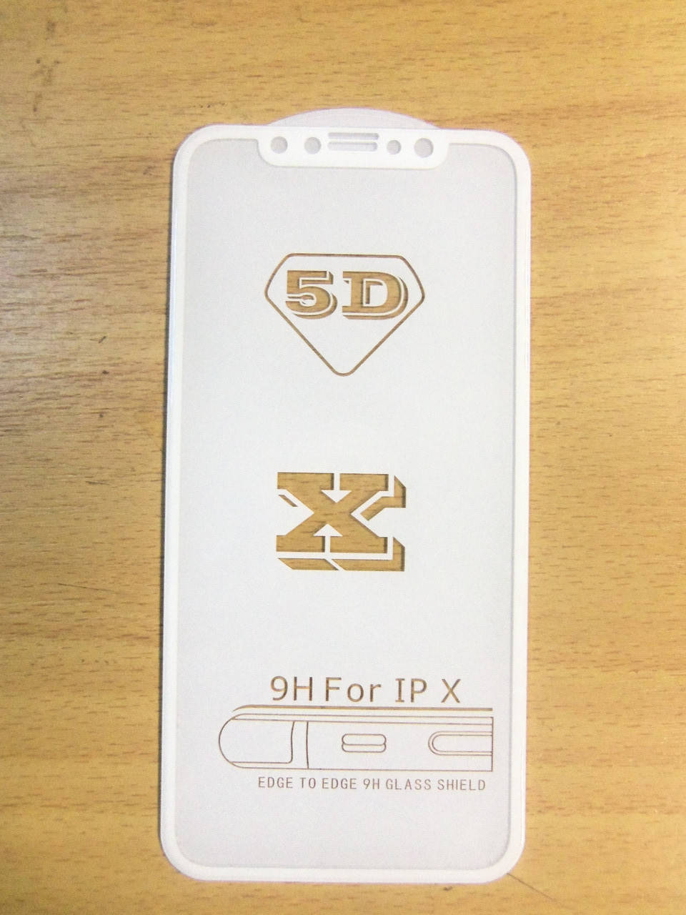 

Защитное стекло 6D Оригинал Iphone X white белый