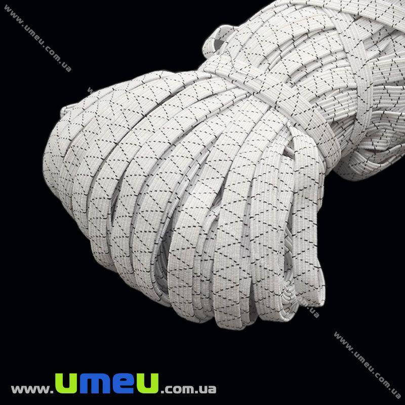 

Резинка плоская 8 мм прошитая, Белая, 1 м (LEN-010510)