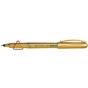 

Маркер Gold 2670 1мм. золотий CENTROPEN, Золотистый