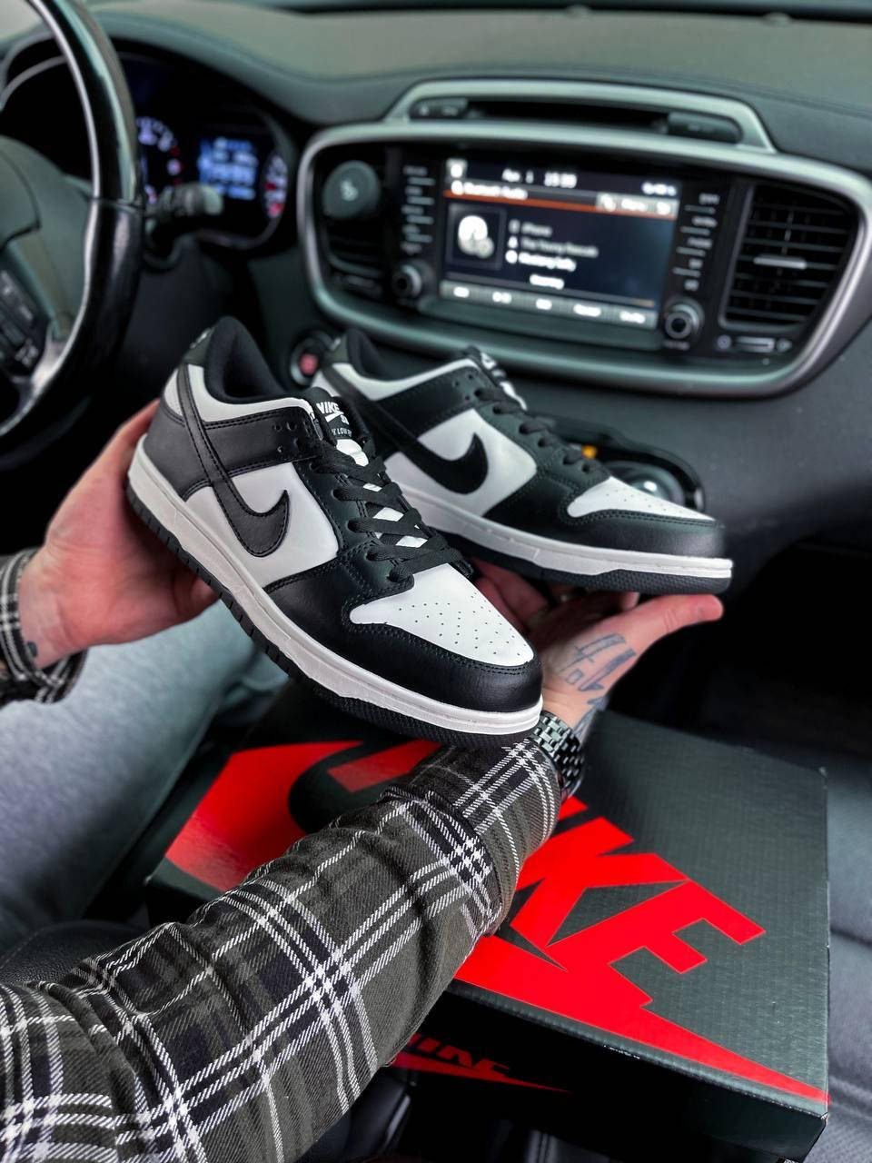 

Кроссовки мужские NIKE SB Dunk black 41 - 26 см 43, Черно-белый