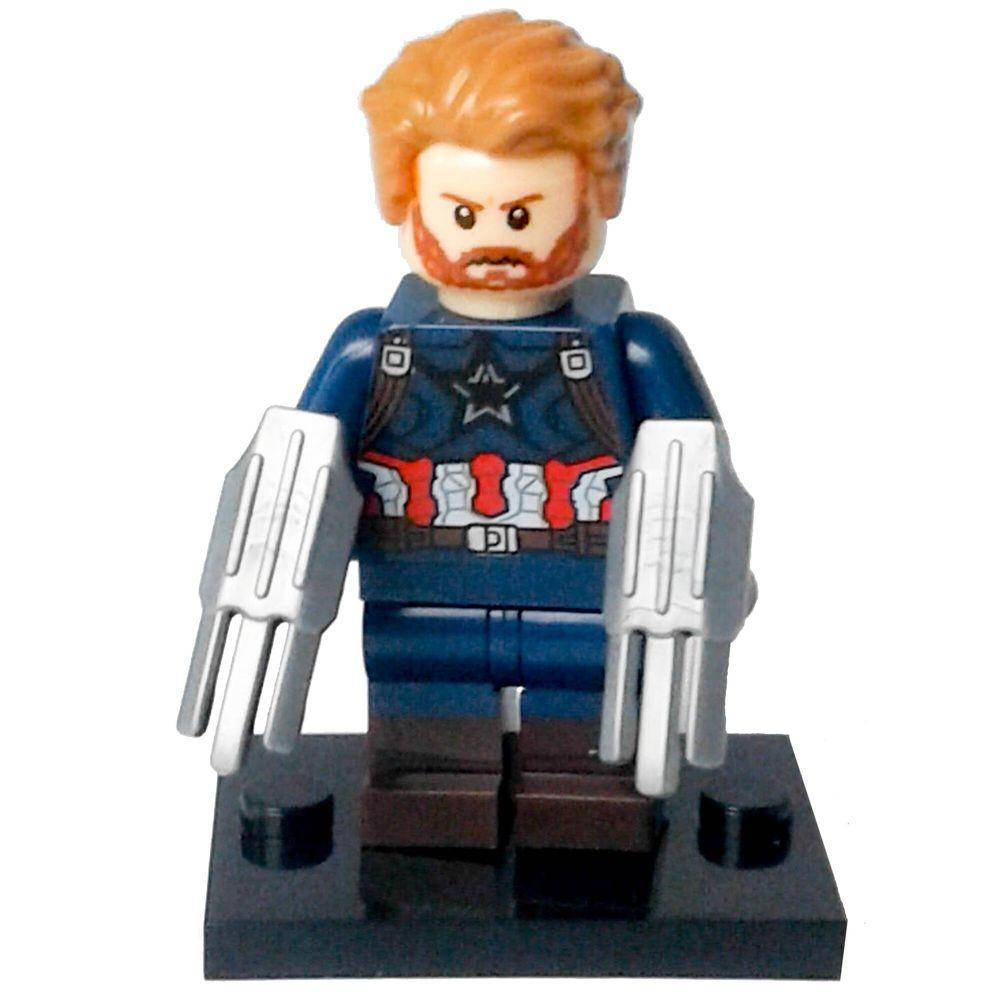 

Lego фигурка супер герои Marvel / Лего Марвел Фигурка капитан Америка