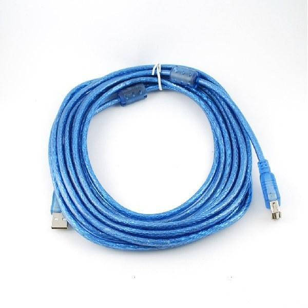 

Удлинитель USB 2.0, 5m, АM-AF, 2 феррита Gresso GR5.0AMAF2F, Голубой