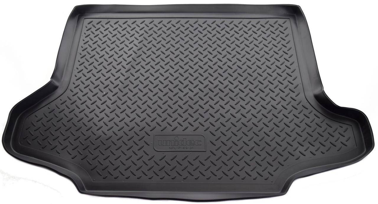 

Коврик в багажник Renault Koleos (08-16) (ковер багажника рено колеос) Norplast, Черный