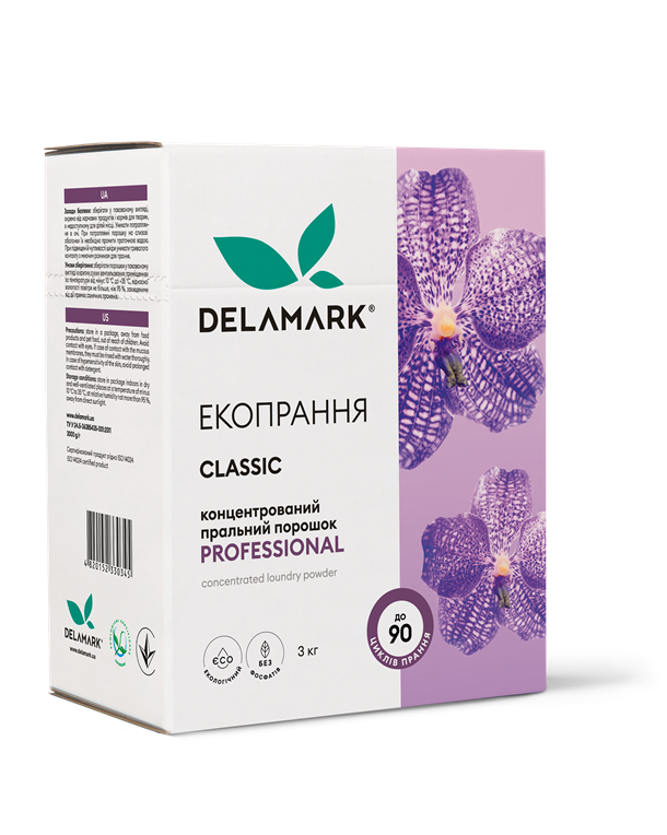 

Стиральный порошок DeLaMark Professional, 3 кг