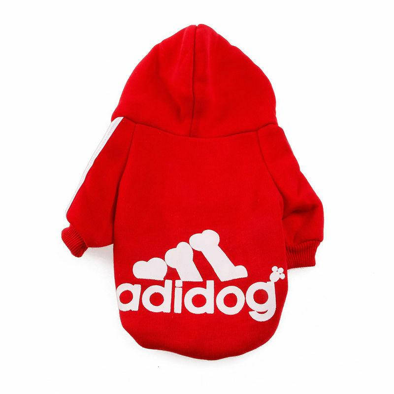 

Толстовка для кошек «Adidog», красный S