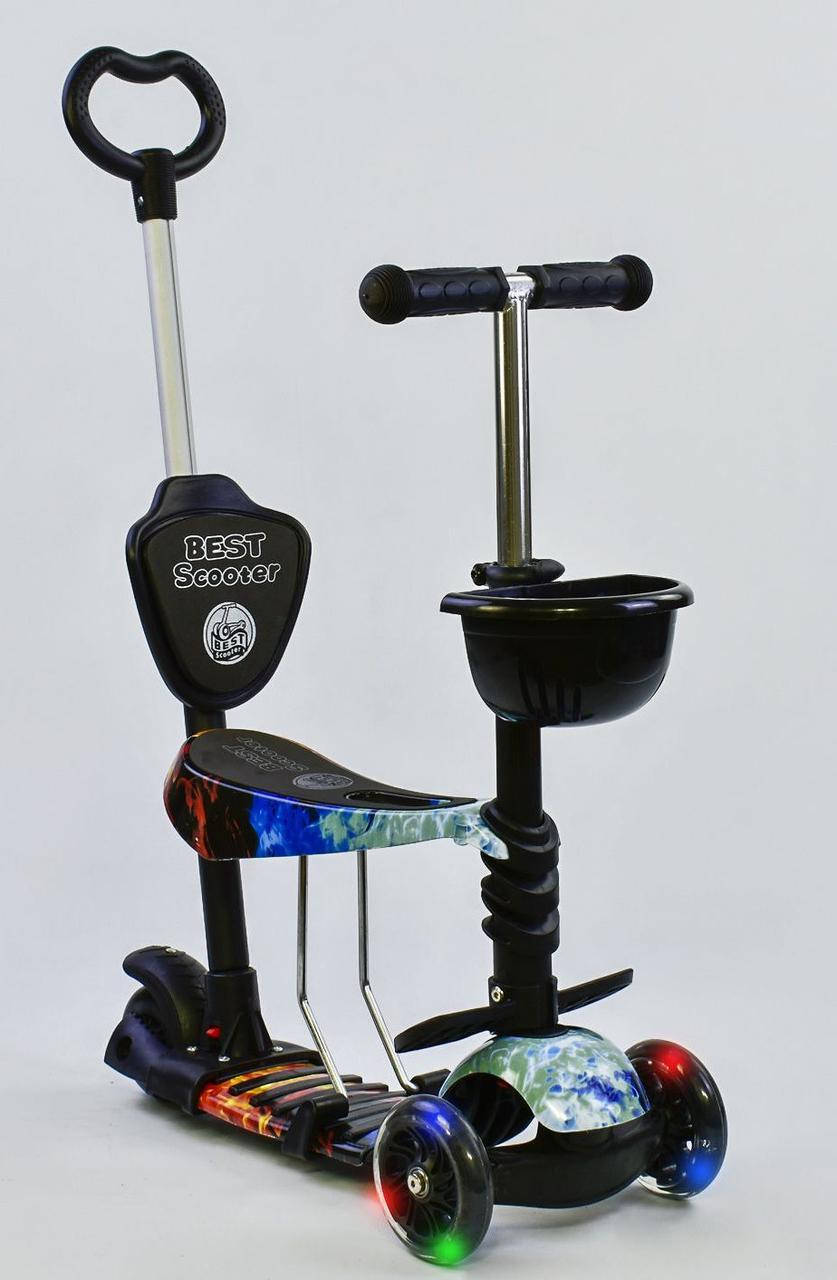 

Самокат-беговел 5в1 Best Scooter (подсветка колес) (арт. 21500)