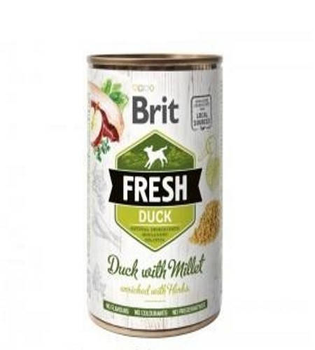 

Brit Fresh (Брит Фрэш) Duck Millet– для собак с уткой и пшеном 400 гр