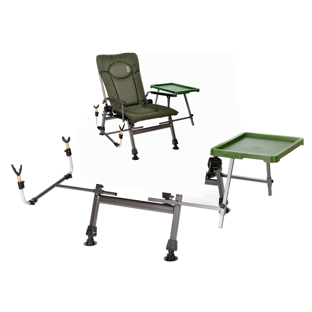 

Обвес для кресла Elektrostatyk F5R (ST/P (стол квадрат+держатель удилища+крепления)), Зелёный
