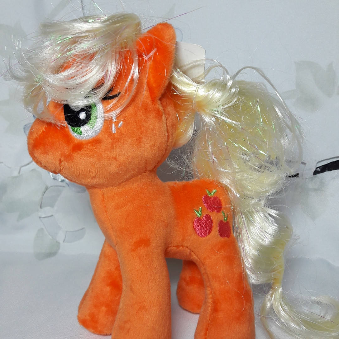 

Мягкая игрушка Пони Эплджек My little pony,22 см, Оранжевый