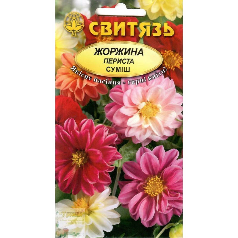 

Семена цветы Георгина перистая смесь, 0,3 г