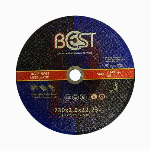 

Круг 230*2,0*22,23 абразивный отрезной Best