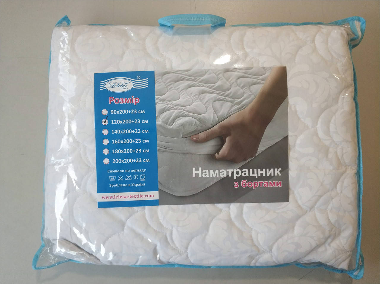 

Наматрасник с бортами стеганый +23 см Лелека Текстиль