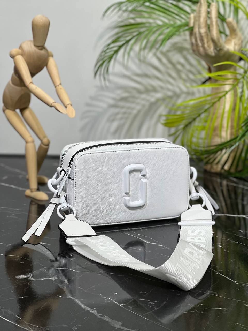 

Модная женская белая сумка Marc Jacobs Марк Джейкобс Якобс, Белый