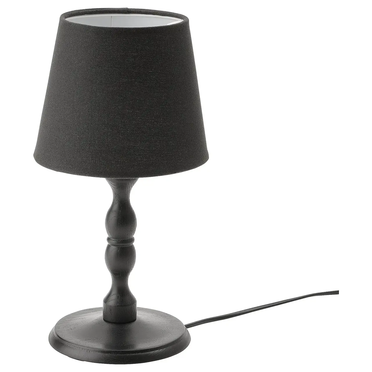 

IKEA KINNAHULT Настольная лампа черный ясень / черный (704.883.99)