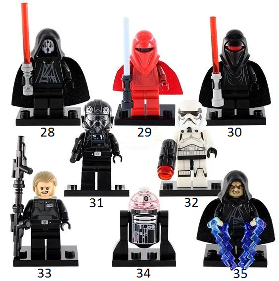 

Фигурки Star Wars звездные войны королевский страж,Палпатин,Дарт Нихилус,летчик-истребитель,Штурмовик