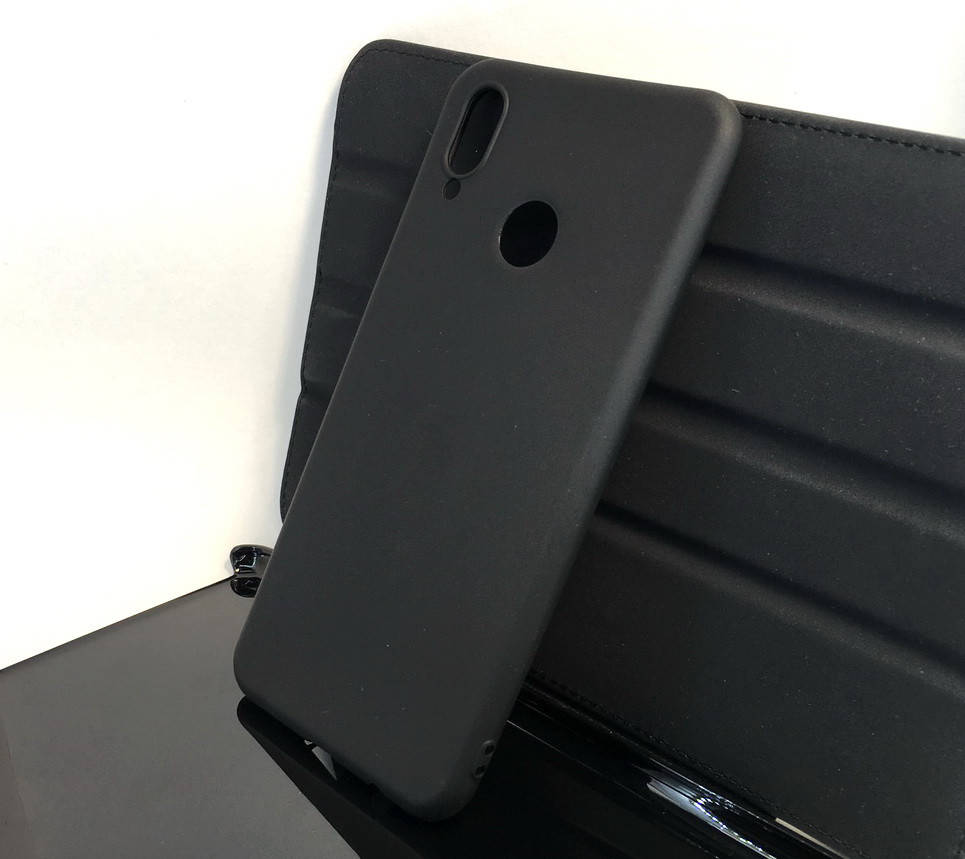 

Чехол для Huawei P Smart Plus 2018, Nova 3i накладка бампер силиконовый Soft Touch, Черный