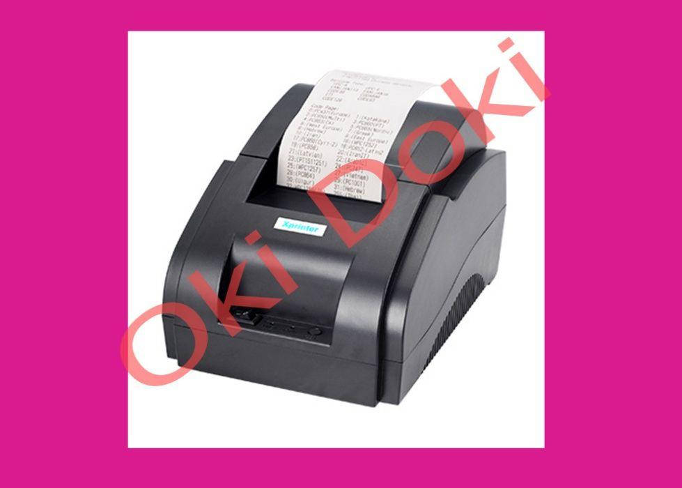 

Принтер чеков Xprinter XP-58IIH чековый Торгсофт JP 5890K 1с Хпринтер POS XP58 IIH