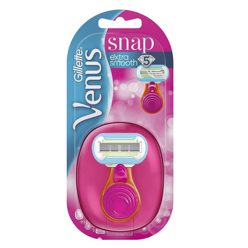 

Станок с 1 сменной кассетой Gillette Venus Snap Embrace (7702018364510), Розовый