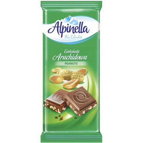 

Молочный шоколад Alpinella Arachidowa 90г