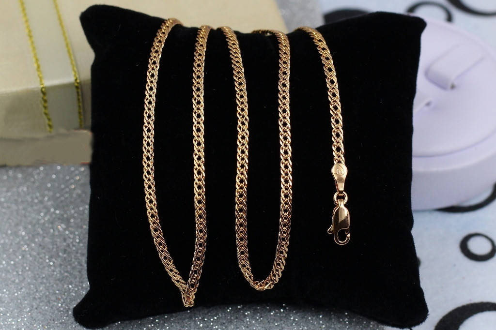 

Цепь Xuping Jewelry ромб 55 см 3 мм золотистая