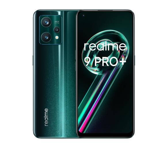 

Смартфон realme 9 Pro+ 8/256GB Aurora Green, Зелёный