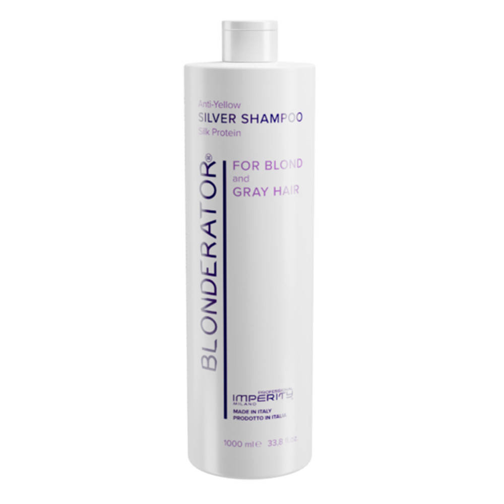 

Imperity Blondity Silver Shampoo cеребристый шампунь, устраняющий нежелательные желтые оттенки на светлы