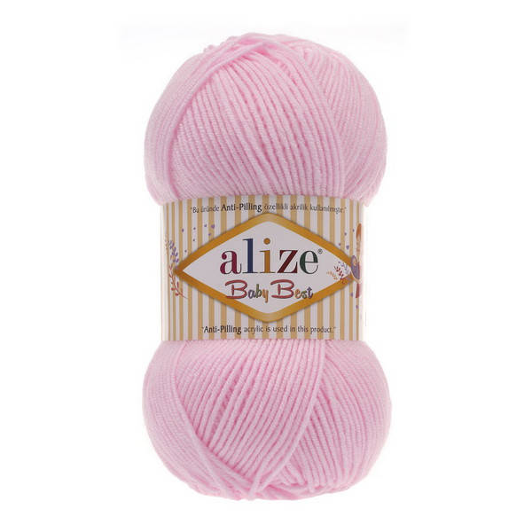 

185 Пряжа Alize Baby Best светло-розовый