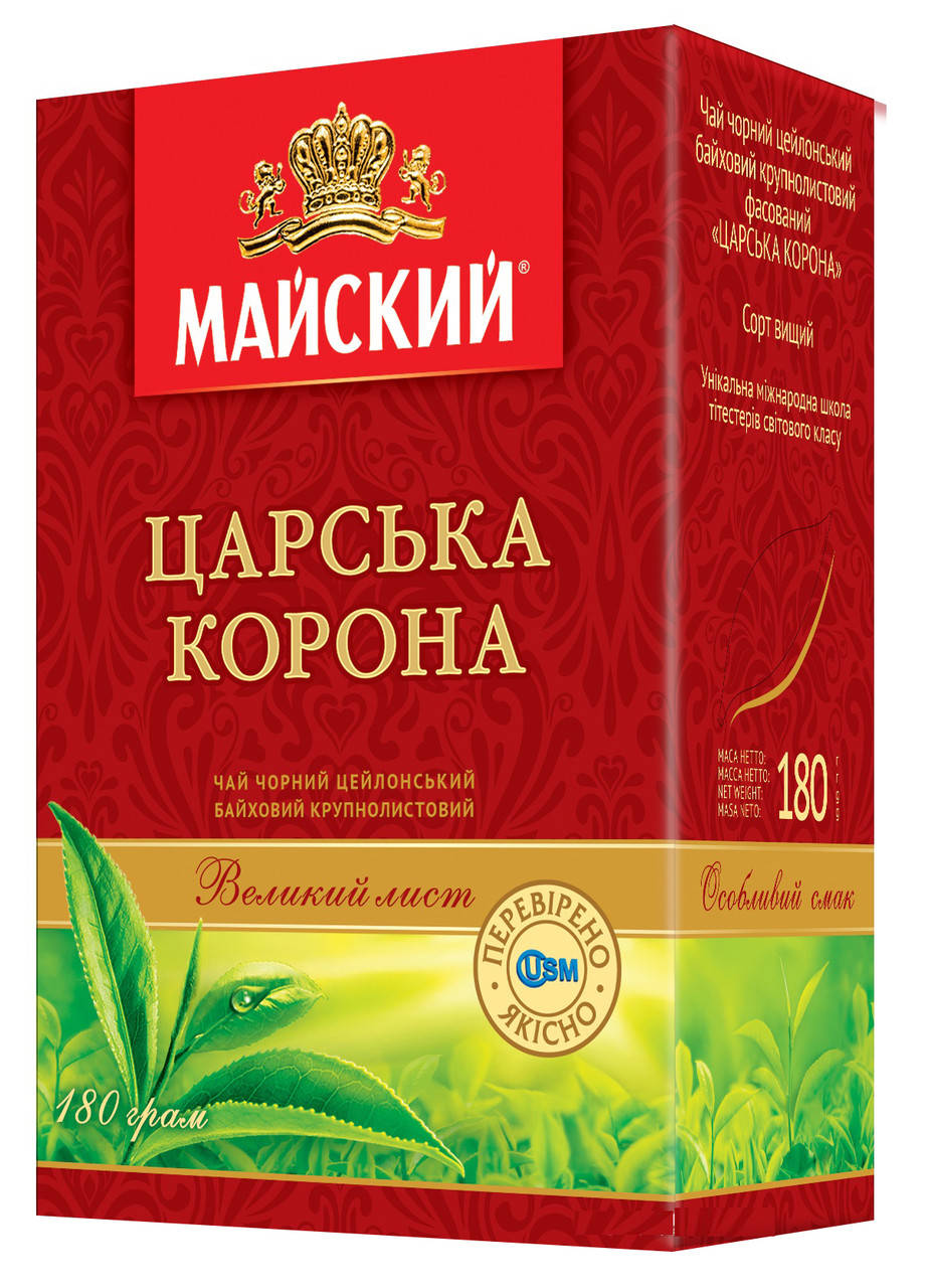 

МАЙСКИЙ ЧАЙ Царская Корона 180гр * 24 (шт) в ящике