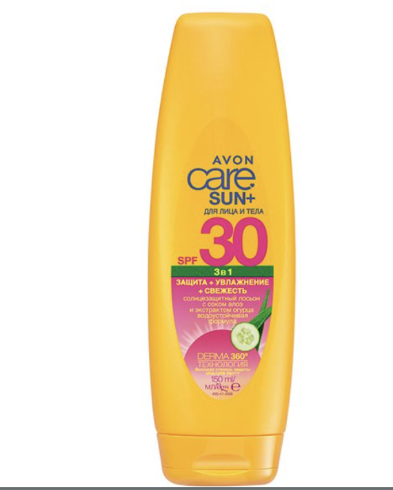 

Avon Солнцезащитный лосьон для лица и тела SPF 30, 150 мл