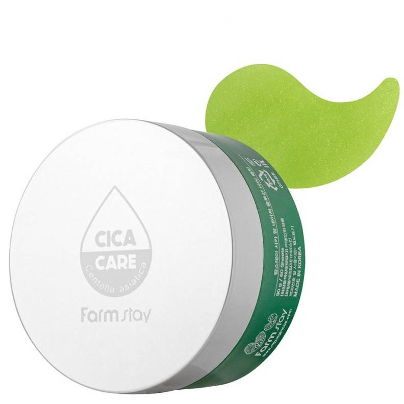 

Гидрогелевые восстанавливающие патчи с центеллой азиатской FarmStay Cica Farm Nature Solution Eye Patch