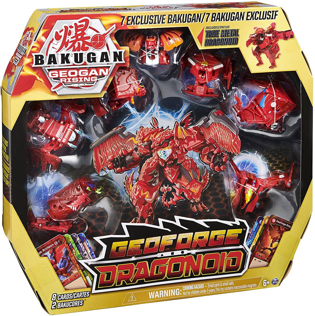 

Бакуган ГеоФорж Драконоид 7 в 1 Bakugan GeoForge Dragonoid Spin Master 6060498
