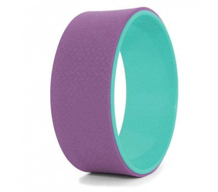 

Колесо, кольцо для йоги и фитнеса Yoga Wheel 33х13 см Сиреневый-Бирюзовый (MS 1842)