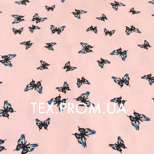 

Вискоза стрейч лайкра с принтом дизайн молодежный бабочки