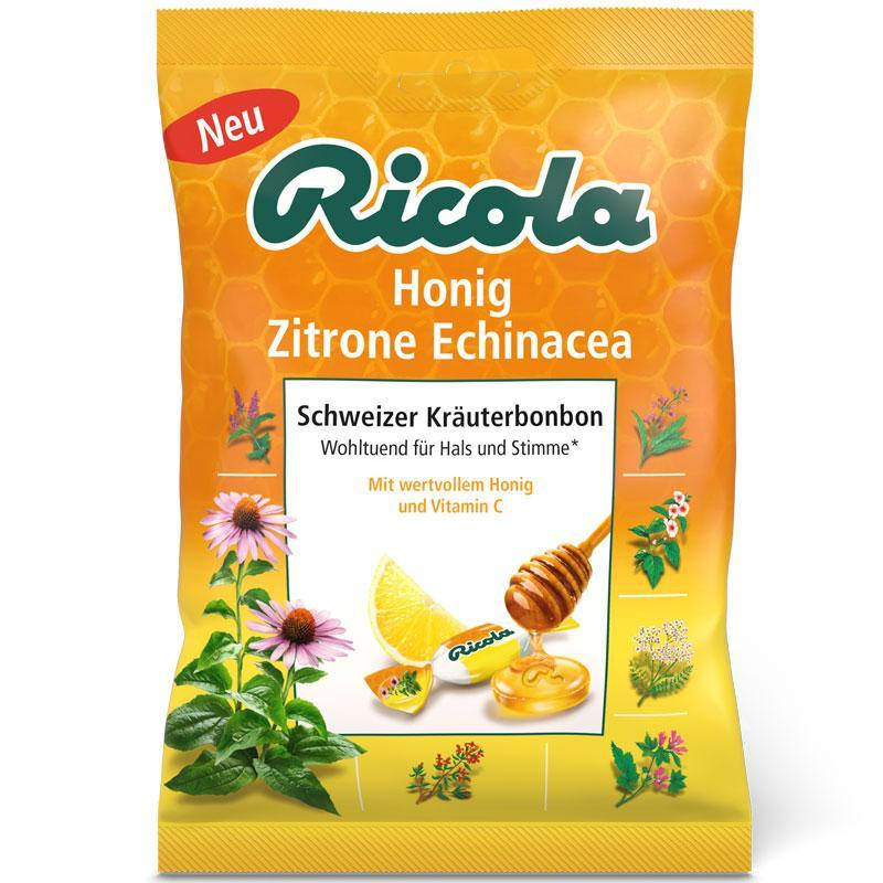 

Леденцы Ricola с мёдом, лимоном и эхинацеей 75 г