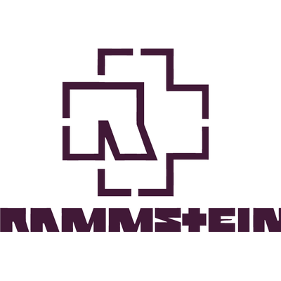 

Виниловая наклейка - Rammstein (от 12х20 см), Белый